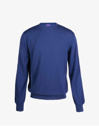 Patrick Hellmann Collection Blue Sweater Pullover Round Neck thumbnail